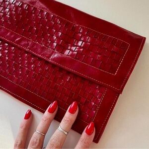 Elegant Red Clutch